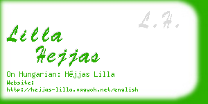 lilla hejjas business card